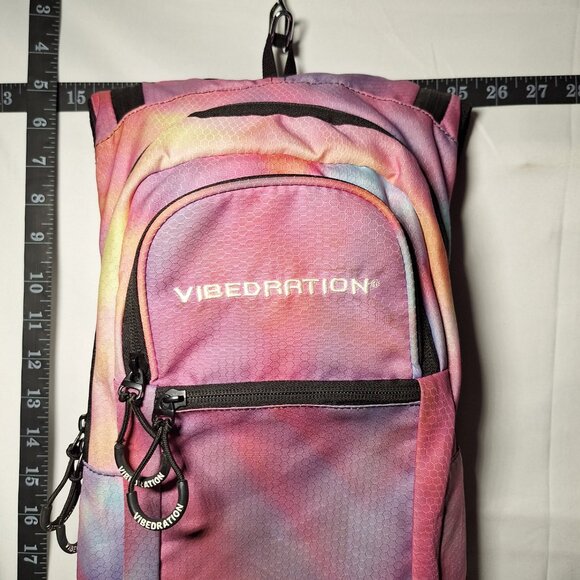 Vibedration Hydration Backpack w/o bladder Multicolor/Pink washed out color-Used main image 4